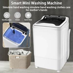 핫 세일 가정용 7.5L 3-in-1 대용량 휴대용 미니 세탁기, 세탁 및 탈수 기능 포함, 대용량