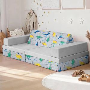 팩토리 메모리폼 모듈형 키즈 플레이 카우치 DIY 실내 어린이 게임 소파 창의적인 놀이방 가구 유아용