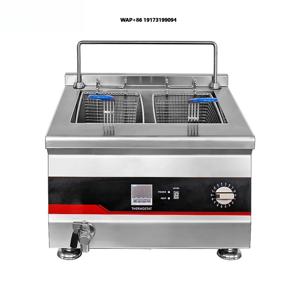 레스토프 3500W 테이블탑 패스트푸드 레스토랑 인덕션 치킨 튀김기 220V (칩, 도넛, 스낵용)