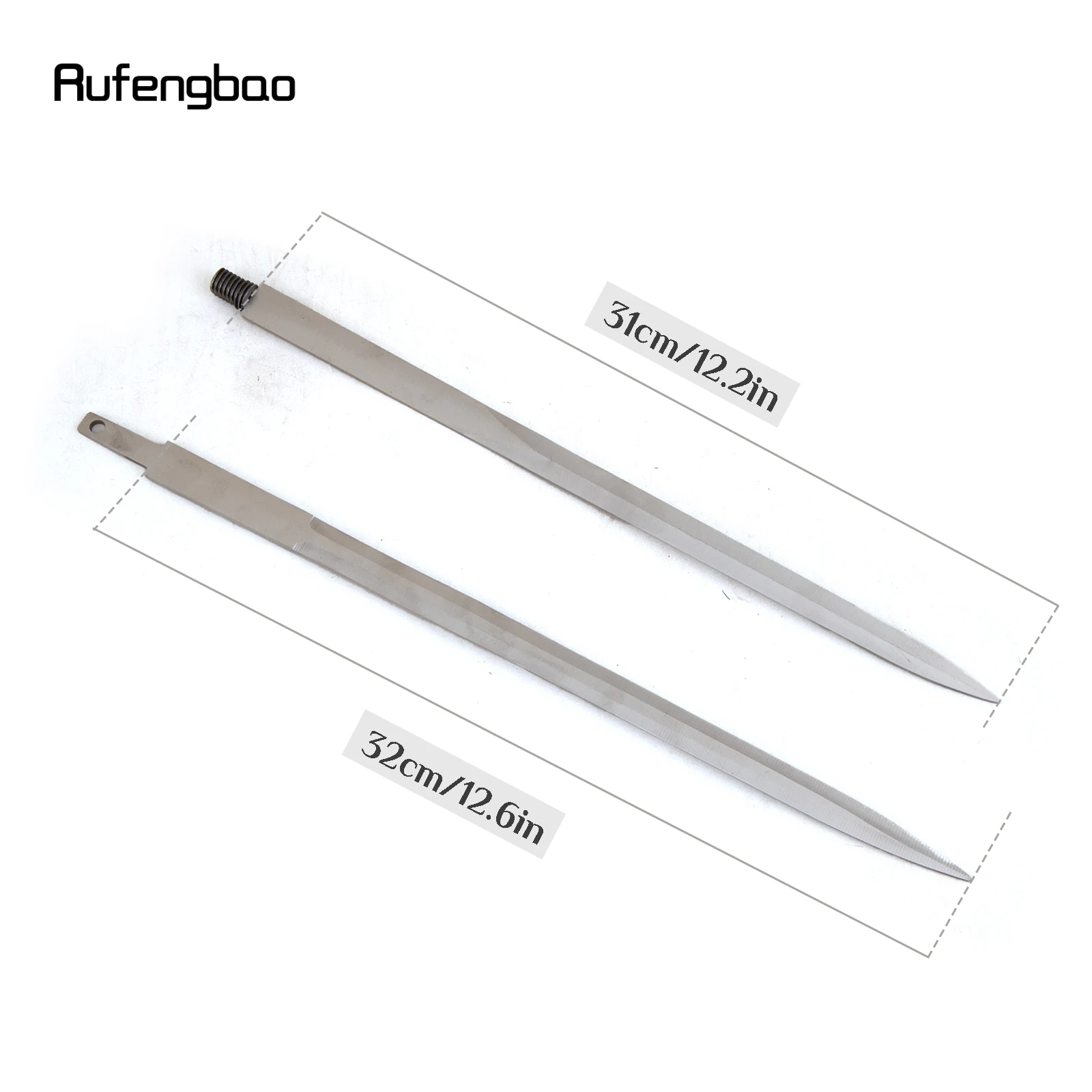 지팡이 머리 32cm용 숨겨진 검 자기 방어 기능 슈트를 날카롭게 했습니다.