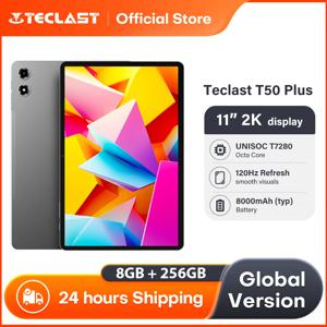 테클라스트 T50 플러스 11인치 120Hz 2K 디스플레이 UNISOC T7280 8GB 256GB 안드로이드 15 태블릿 8000mAh 배터리 4G LTE 듀얼심 GPS 태블릿 PC