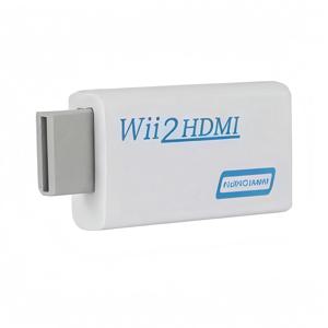 3.5mm 오디오가 포함된 Wii-HDMI 변환기 - HDTV/모니터용 디지털 어댑터, 480p에서 1080p/720P 호환(위니 미니용 아님)