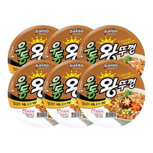팔도 왕뚜껑 우동 105g 6개