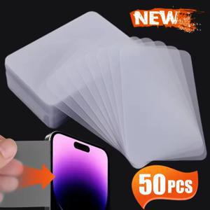 10-100PCS 플라스틱 카드 전화 화면 오프너 울트라 씬 플렉시블 프라이 리무벌 툴 클리어 수리 카드 모바일 태블릿 LCD 화면용