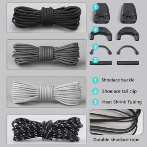 1쌍 패션 무타이 퀵 레이스 키트 라운드 테니스 창의적인 무타이 신발끈 살로몬 신발 액세서리용