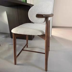 럭셔리 북유럽 바 의자 등받이가 있는 금속 카운터 하이 디자인 바 의자 외부 Sillas Para Barra Alta 북유럽 가구