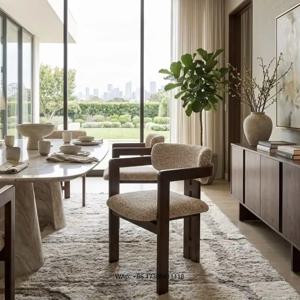 현대적인 원목 가죽 식탁 의자, 가정, 레스토랑, 호텔, 커피숍 및 결혼식용 원목 의자