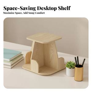 회전식 책 정리함 공간 절약형 다층 데스크탑 정리함 대용량 다기능 독서대/기숙사용