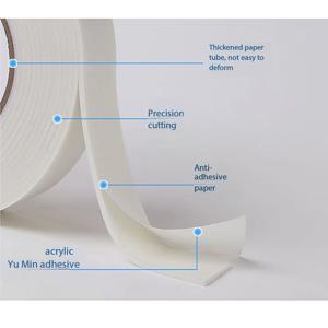 강력한 스펀지 양면 테이프 - 벽 포스터, 액자 및 두꺼운 폼에 적합한 고점착력 - 안전한 접착 폼 테이프