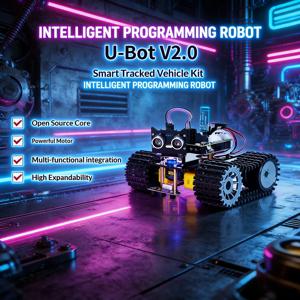 AI 기술이 적용된 프로그래밍 가능한 지능형 로봇 교육 키트 RC 트랙 로봇 조립 세트 STEM 학습