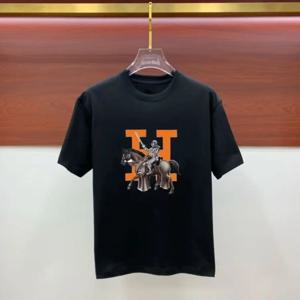 2026 봄과 여름 새로운 패션 워호스 프린트 여성 여성 반팔 티셔츠 한국 슬림 다용도 티셔츠