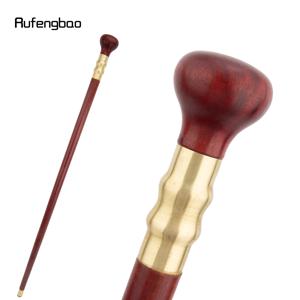 빨간색 원형 나무 손잡이가 있는 나무 지팡이, 화려한 의상 소품, 세련된 지팡이, 미적 장식용 지팡이, 연극 소품 92cm