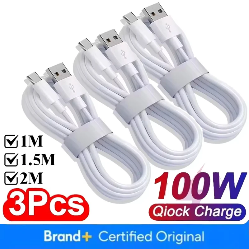 6A 100W 타입 C 고속 충전 케이블 폰 충전기 USB C 데이터 케이블 화웨이 메이트 40 50 아너 샤오미 삼성 퀵 차지 케이블