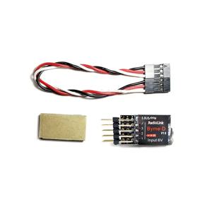 Radiolink BYME-D 고정익 비행 자이로스코픽 자체 안정화 밸런스 컨트롤러(델타 윙 SU27 종이 항공기 안정기용)