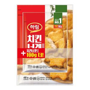 하림 치킨너겟 480g+100g