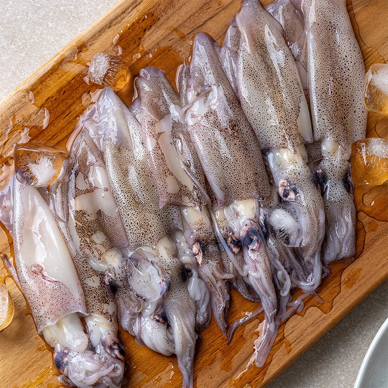 부드럽고 쫄깃한 식감! 녹진한 내장이 일품인 총알한치 500g
