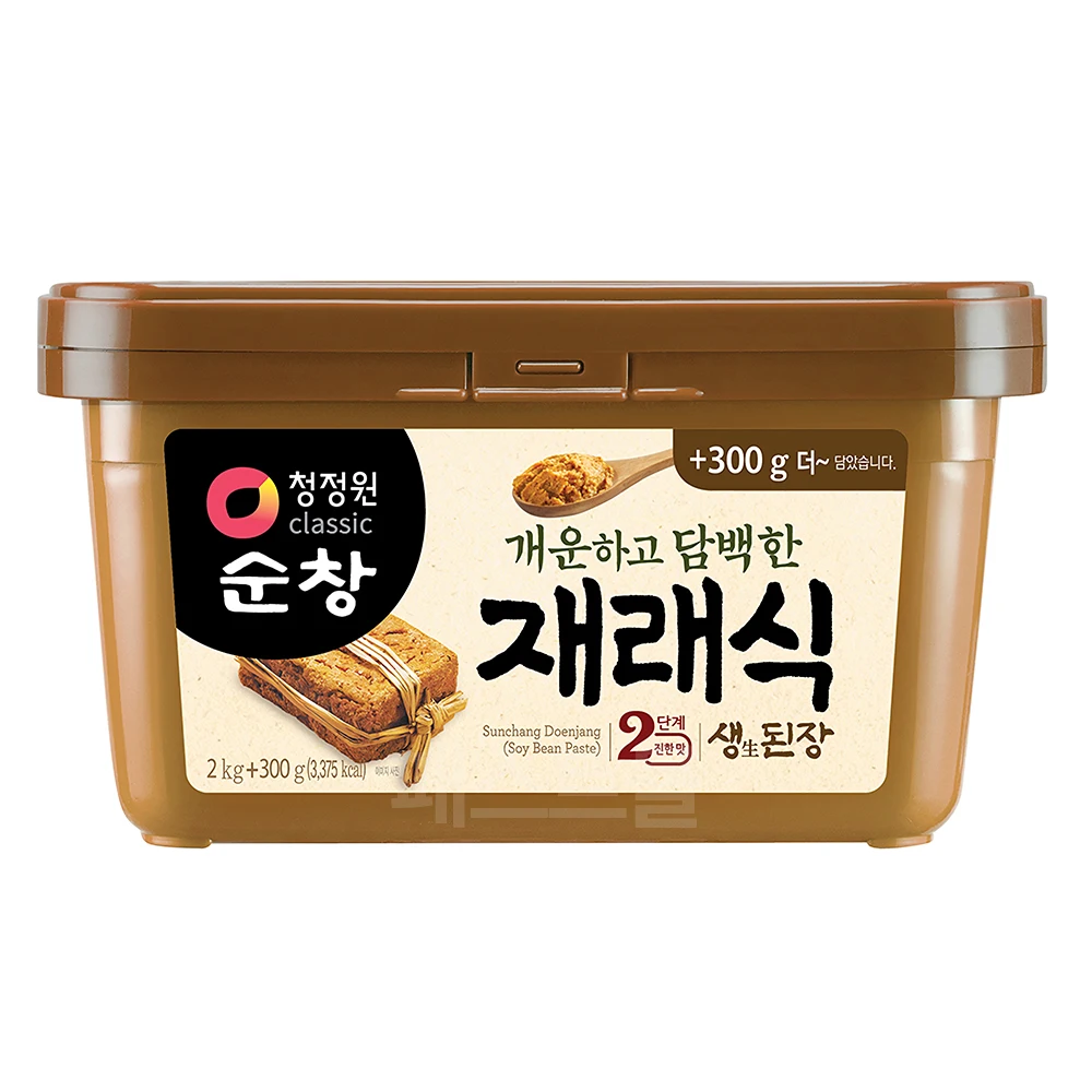 청정원 순창 재래식 생된장 2kg+300g 기획