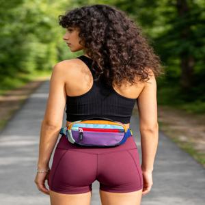 세련된 등산 야외 커플용 크로스백 구디 15L 알파카 도파민 체스트 웨이스트 백 부드러운 나일론 원단 지퍼 잠금