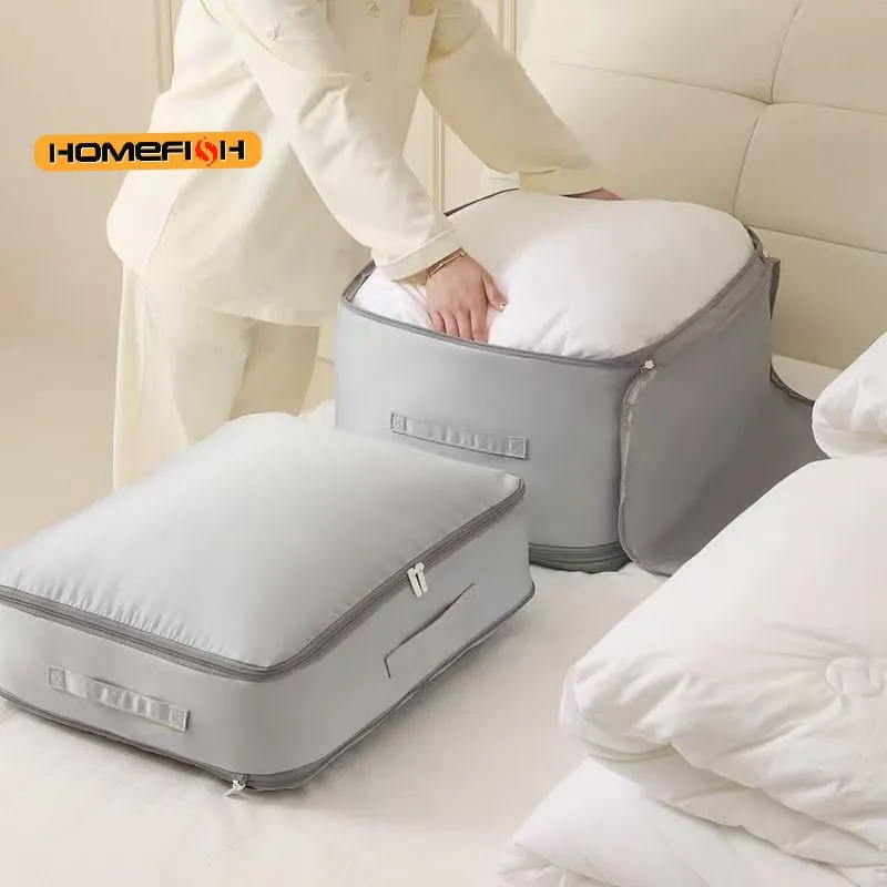 헤비듀티 자가압축 수납백 휴대용 옷/이불 정리함 옷장 정리에 이상적