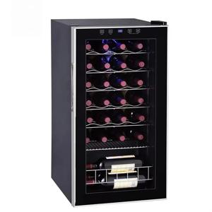 맞춤형 24병 고급 와인 냉장고 컴프레서 냉각 호텔용 독립형 전원 공급