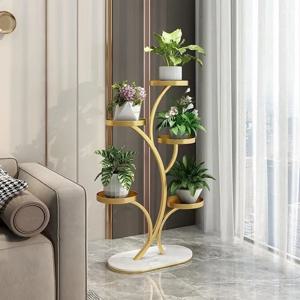 녹슬지 않는 멋진 꽃꽂이대 거실 발코니 고급스러운 화분 진열대 이동식 다층 화분 받침대