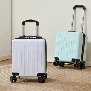 14인치 여성용 경량 가죽 여행용 캐리어 소형 신형 남성용 비밀번호 박스 여성용 바퀴 달린 여행 가방