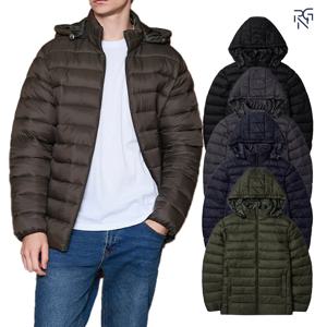 파라고나 남성 경량 패딩점퍼 후드 탈부착 패딩자켓