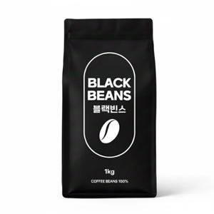 블랙빈스 원두커피 프리미엄 블렌드1kg 홀빈