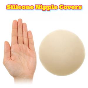 재사용 가능한 접착식 실리콘 니플 커버 큰 가슴용 13cm 투명 패스티 스트랩리스 백리스 브라 스티키 페탈 얇고 무봉제 업