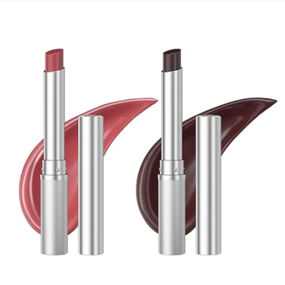 허니 립스틱 틴티드 립밤 립 스테인 모든 피부톤용 보습 영양 립스틱 여성용 블랙 & 핑크 팩