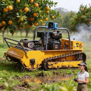 맞춤형 플레일 잔디깎이 원격 제어 잔디 분쇄 로봇 자주식 CE EPA 승인 과수원 농장 잔디밭 골프장용