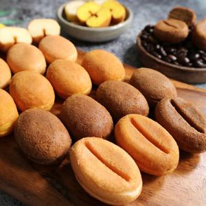 강릉명물 겉바속촉 커피콩빵450g (커피,슈크림,플레인,바나나)