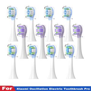 Xiaomi 진동 전동 칫솔 프로 Mijia MES610 MES609 칫솔 헤드 소프트 브리슬 용 4PCS 교체 브러시 헤드
