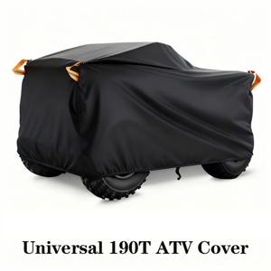 190T 유니버설 쿼드 바이크 ATV 커버 방수 먼지 UV 보호기 오토바이 스쿠터 카트 모터바이크용 폴라리스 혼다 야마하용
