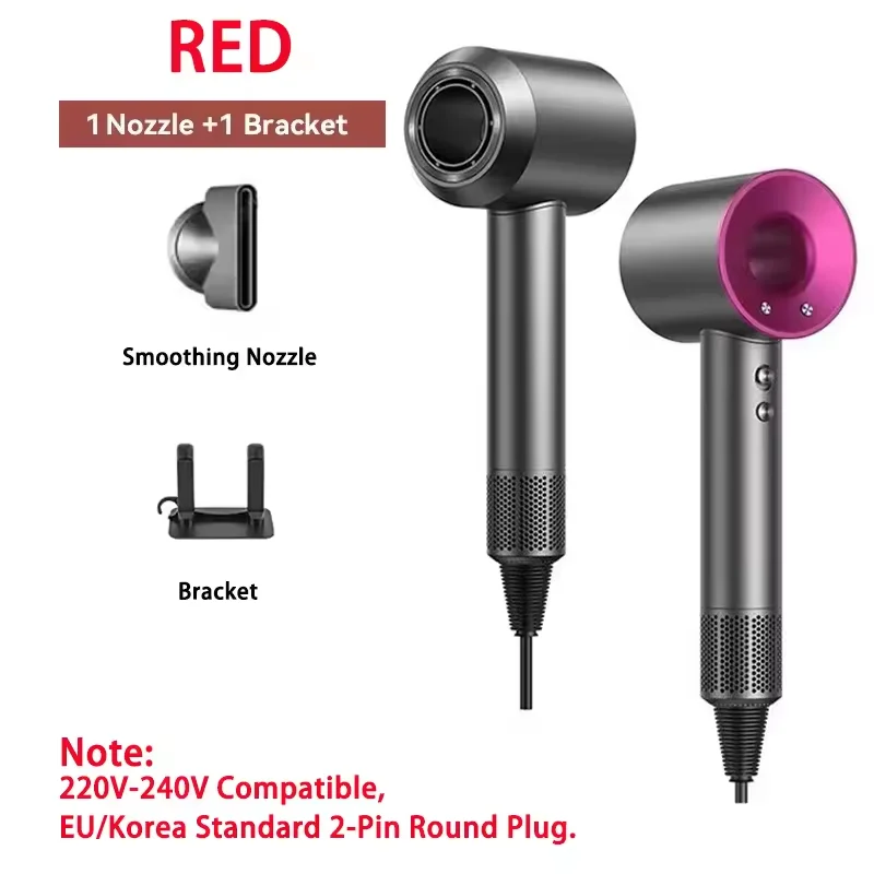 2026 프로페셔널 리프리스 헤어 드라이어 음이온 부착형 음이온 살롱 도구 가정용 여행용 휴대용 전기 헤어 드라이어