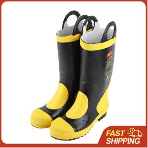 응급용 고급 방한 부츠, 열 차단 및 미끄럼 방지 고무 보호 부츠, 고무 보호 부츠