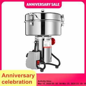 4500G 상업용 곡물 분쇄기 고속 4500W 곡물 약용 재료 향신료 분말 분쇄기 스테인레스 스틸 커피 분쇄기