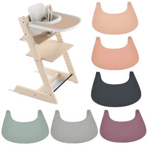 BPA 프리 실리콘 베이비 하이 체어 다이닝 플레이스매트, 미끄럼 방지, 쉽고 깨끗한 하이 체어 매트, 트레이 커버, 세척 가능한 테이블 매트