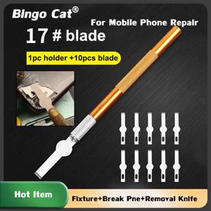 뒤 표지 유리 리무버 분해 도구 iPhone 15 14 13 11 12 Pro Max 전화 수리 후면 하우징 유리 접착제 제거 도구 키트