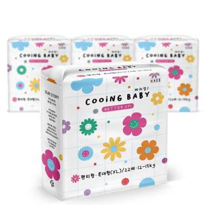 쿠잉 베러업 팬티형 기저귀 특대형(XL) 22매 4팩 (12kg ~ 15kg)