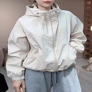 두꺼운 면 소재 가을 겨울 신상 여성 캐주얼 루즈핏 아웃도어 자켓 방풍 방수 폴리에스터 원단 코트