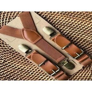 빈티지 스타일 남성용 서스펜더, 마이크로 엘라스틱 직조, 클래식 Y자형 디자인, 아크릴 소재 - 결혼식 및 기타 행사에 이상적