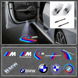 2개 LED 자동차 실내 장식 램프 도어 라이트 전구 BMW X1 X3 X4 X5 E46 M1 E90 M2 M3 M5 M6 E87 M 파워 F20 E60 액세서리용