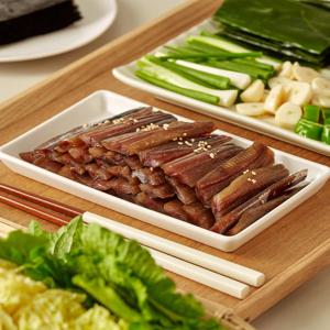포항 구룡포에서 꾸덕하게 말린 꽁치 과메기 10미 20쪽 완전손질 야채풀세트(해초5종+채소+쌈채소)