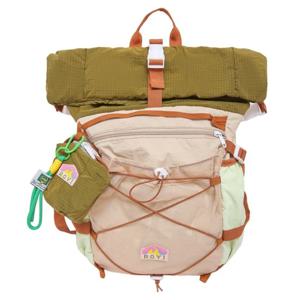 컬러 블록 디자인 아웃도어 하이킹 백 다중 포켓 대용량 여행 백팩 경량 방수 옥스포드