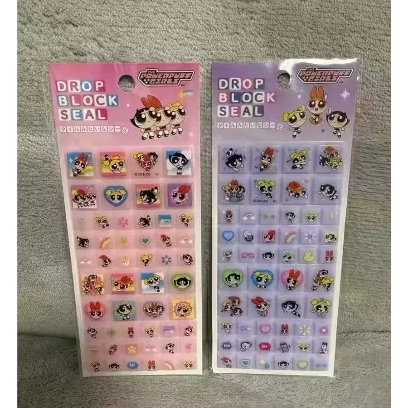 3D 플라잉 걸즈 폴리스 3D 릴리프 크리스탈 스티커 (여아 및 어린이용) 만화 캐릭터 폰케이스, 핸드폰 케이스, 장식용 선물