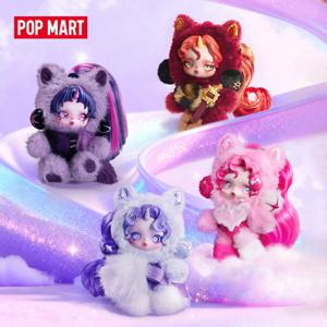 POP MART θ SKULLPANDA × 마이 리틀 포니 시리즈 플러시 펜던트 블라인드 박스 미스터리 박스 1PC/6PCS Mlp Skullpanda 블라인드박스 피규어