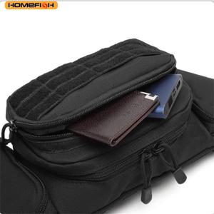 홈피쉬 뉴 아웃도어 다기능 허리팩, 전술 스포츠 가방, 사이클링 & 통근 크로스백