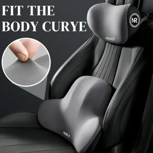 자동차 머리 받침/요추 지지대 자동차 목 베개 허리 쿠션 운전석 등받이 자동차 쿠션 운전 요추 지지대 허리 지지대