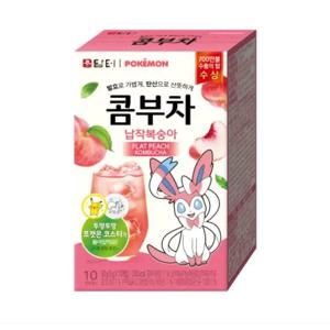 담터 콤부차 납작복숭아 10T 포켓몬 당류 제로